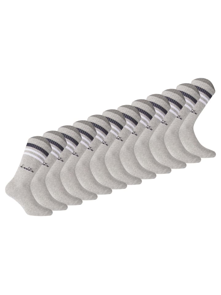 Socken 12er Pack in Grau