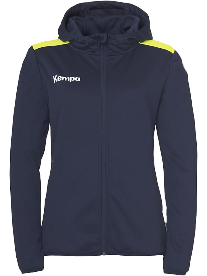 Trainingsjacke "Emotion 27 Kapuzenjacke Damen" in Blau