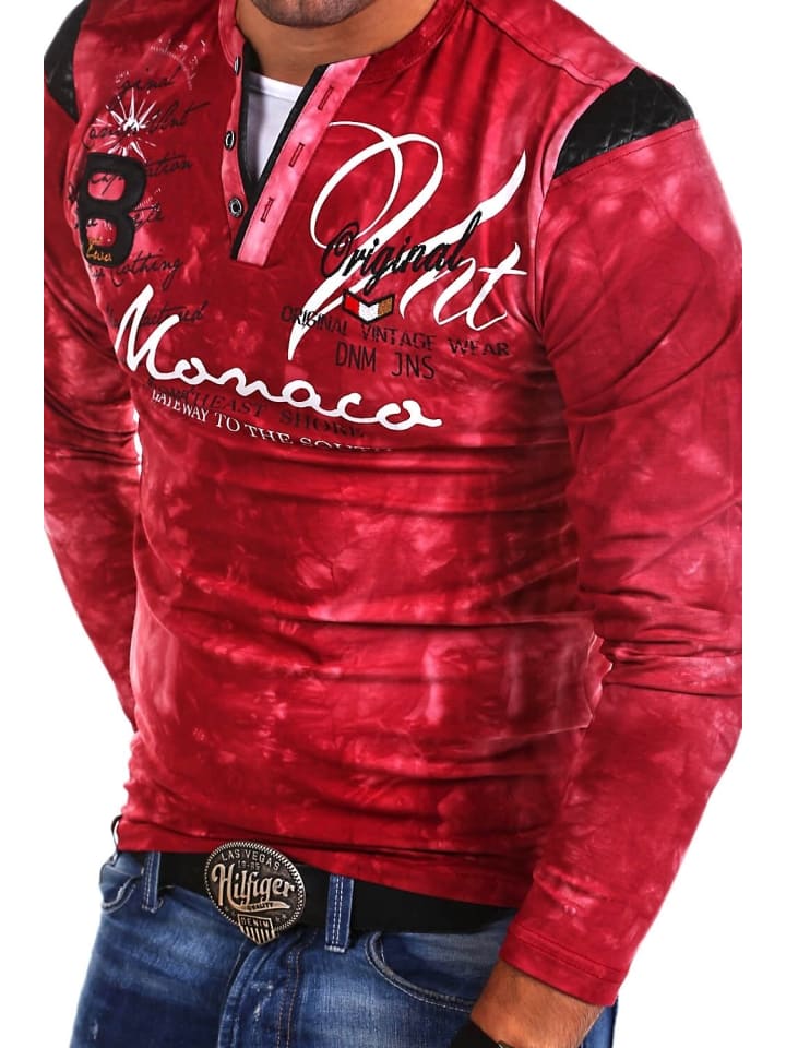 Langarmshirt P-Monaco in rot