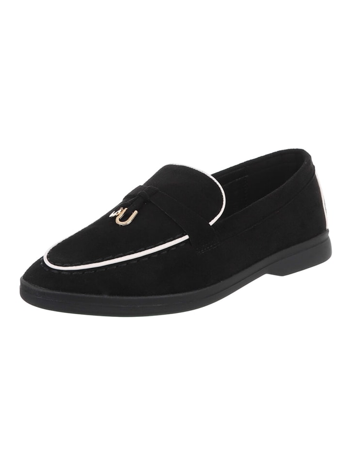Halbschuh in Schwarz