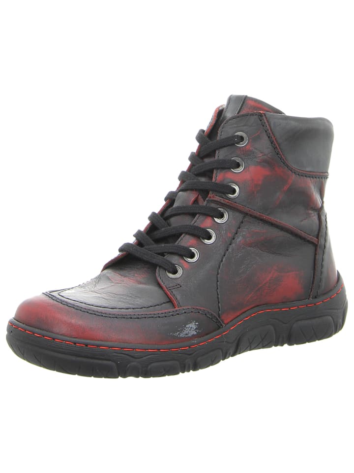 Stiefelette in rot