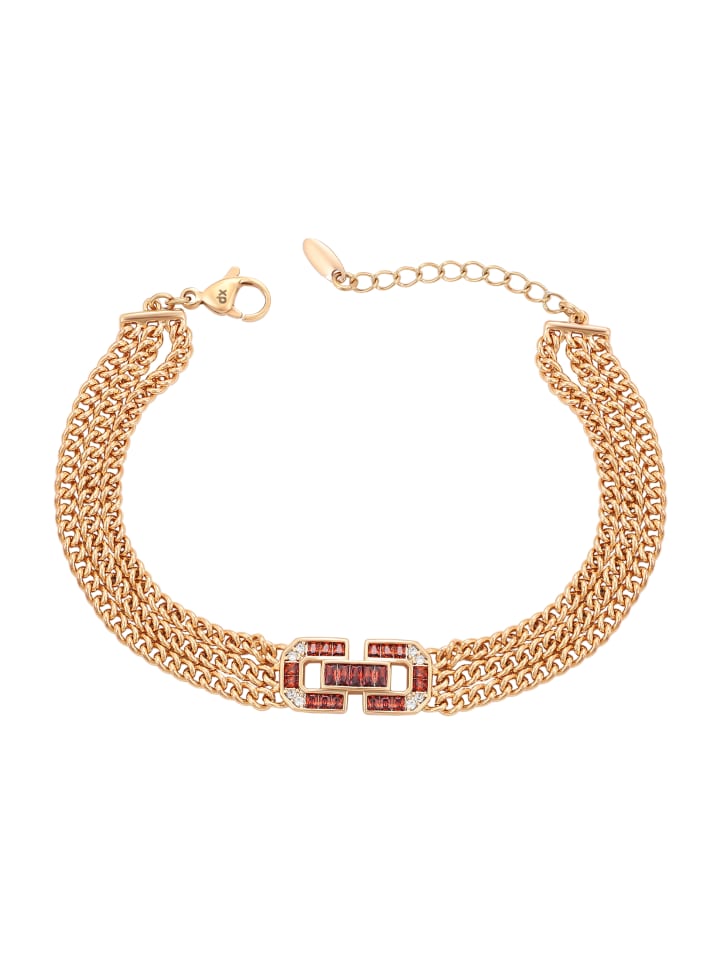 Women Bracelet in Rose Gold Orange