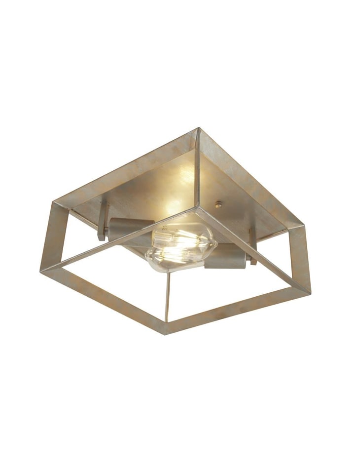 Deckenlampe (B)30 x (L)30 x (H)30 cm in Silber-Gold
