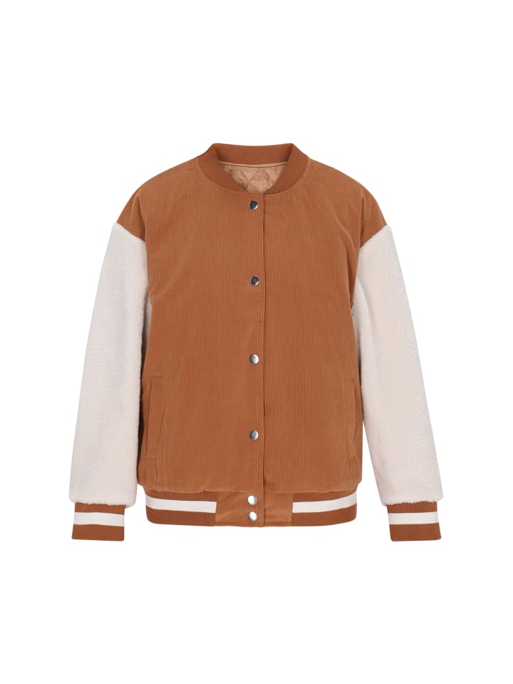 Women Jacket in Beige Multicolor