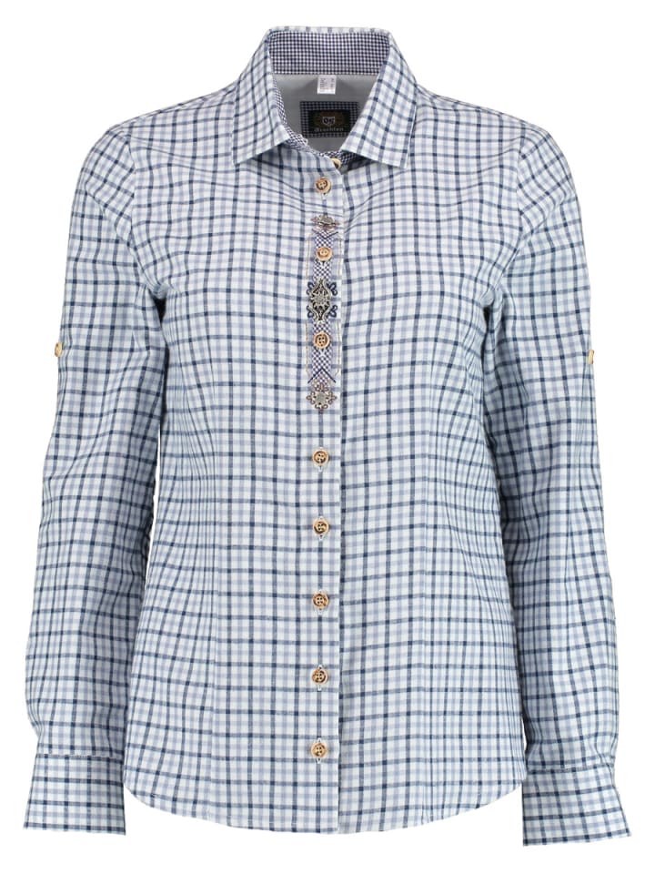 Trachtenbluse Serino in marine