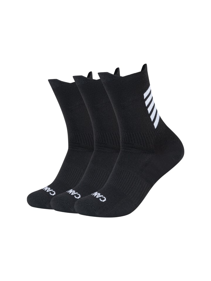 Sportsocke performance training light 3er Pack black