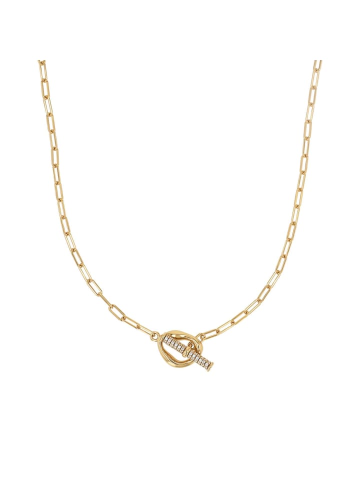 Kette mit Anhänger Silber 925, gelbvergoldet in Gold