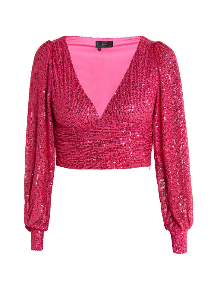 Damen Longsleeveshirt in Pink