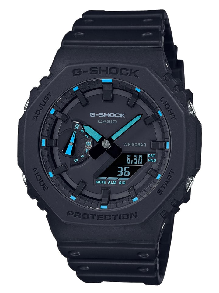 G-Shock Classic AnaDigi Herrenuhr Schwarz/Türkis