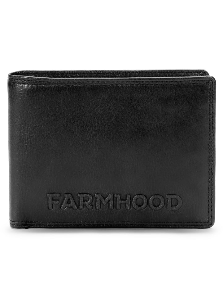 Memphis Geldbörse RFID Schutz Leder 12.5 cm black