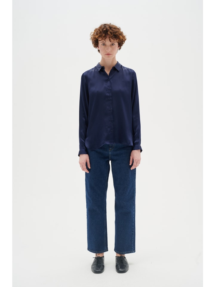 Langarm - Hemd Leonore Relaxed fit in Midnight Magic