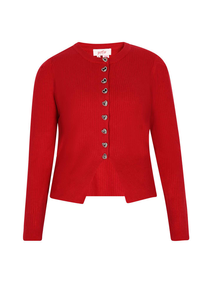 Damen Strickjacke in Rot