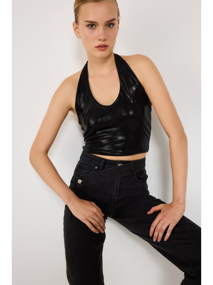 Blouse in Schwarz
