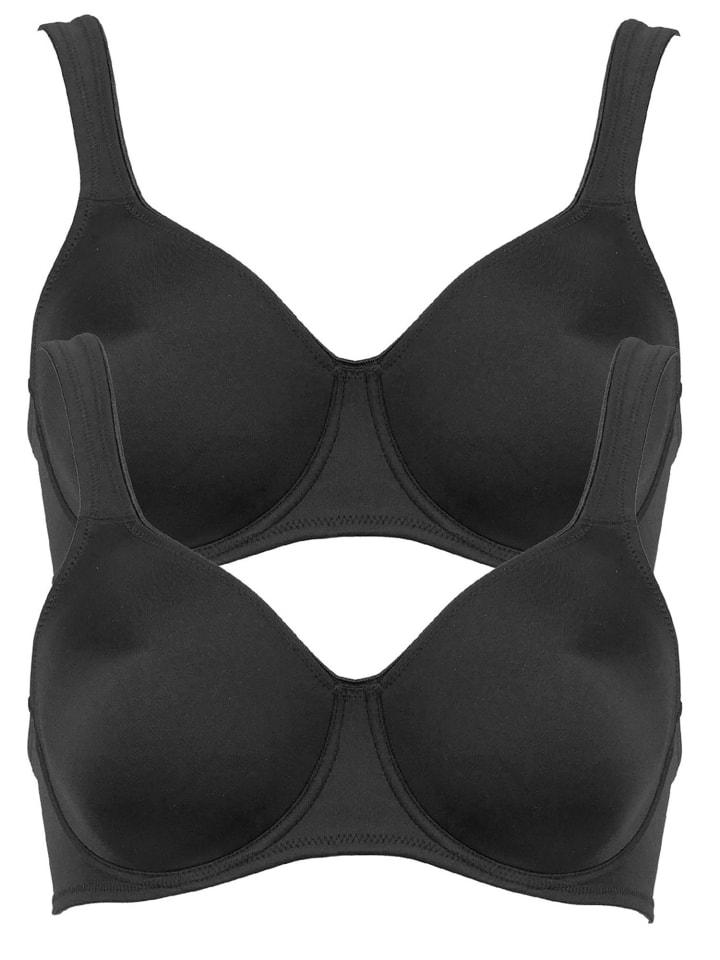 Bügel BH Twin in Schwarz schwarz
