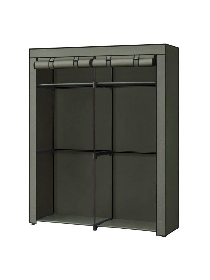 Kleiderschrank Rylan in Salbeigrün - (B)43 x (H)174 x (T)140 cm