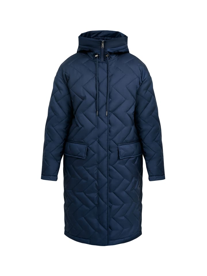Steppmantel Wattiert in dark blue