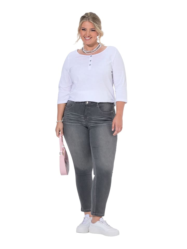 Jeans in grey denim