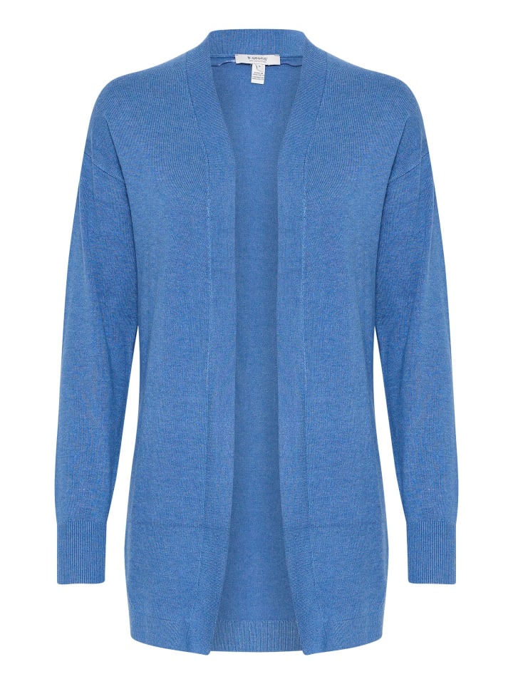 BYMMMORLA LONG CARDIGAN - Loose fit in Riverside Melange