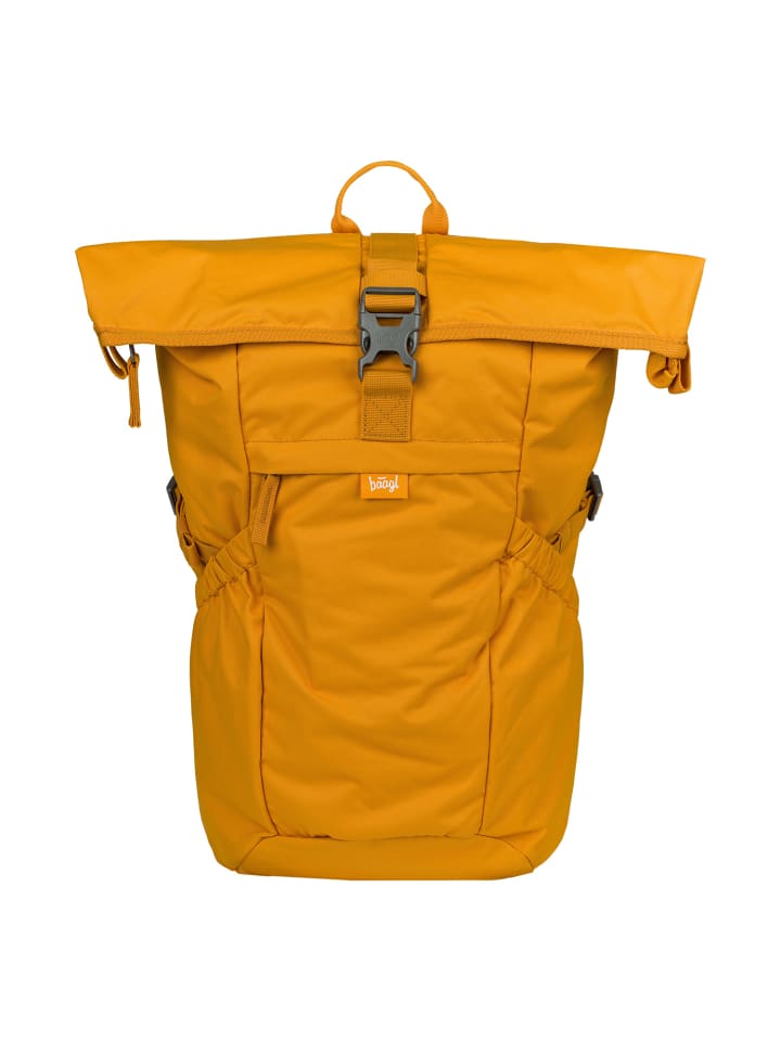 Rucksack Roll in Gelb - 26x53x20cm