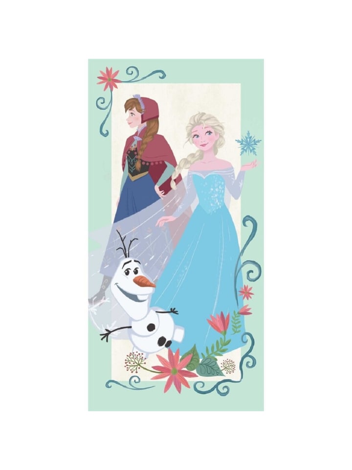 Strandtuch 140x70 cm Weiches Handtuch mit Elsa & Anna Design in Mehrfarbig