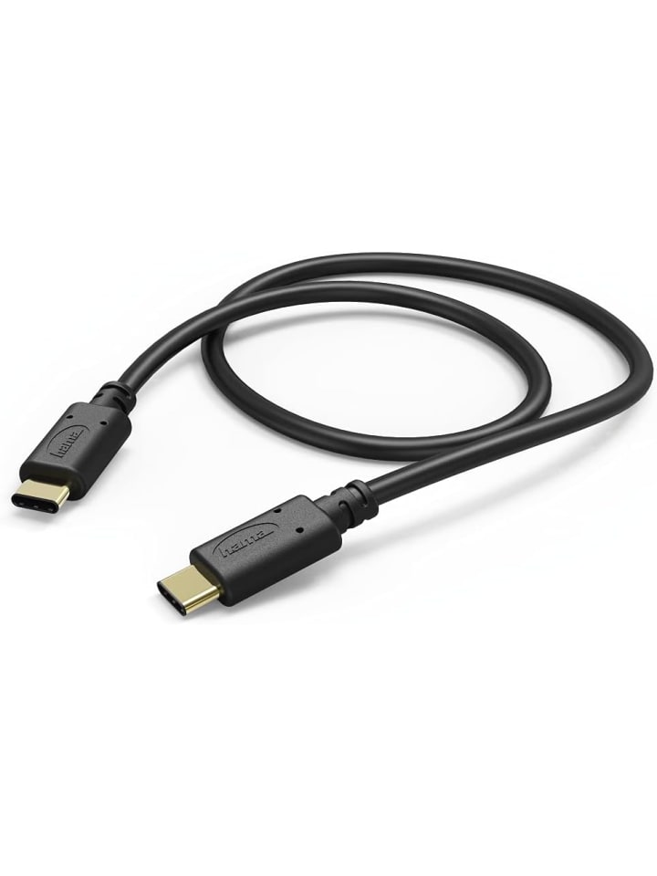 Hama USB Type-C - USB Type-C Ladekabel Datenkabel 1,5m schwarz in Schwarz