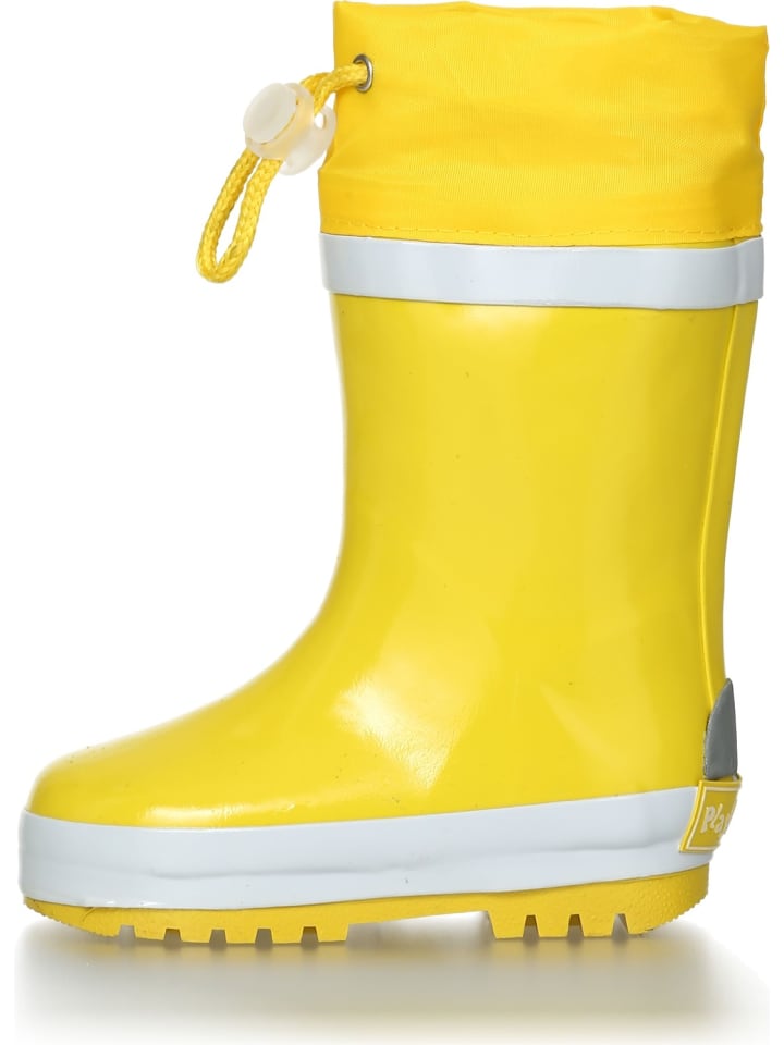 Kinder Gummistiefel "Gummistiefel Basic gefüttert" in Gelb