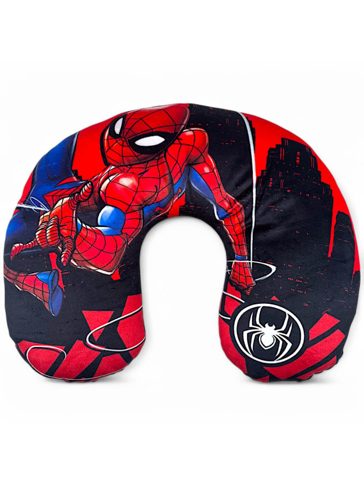 Reisekissen Spider-Man - (L) 37 cm x (B) 10 cm in Schwarz