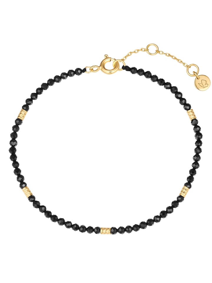 Armband aus Sterling Silber mit Spinell in gelbgold