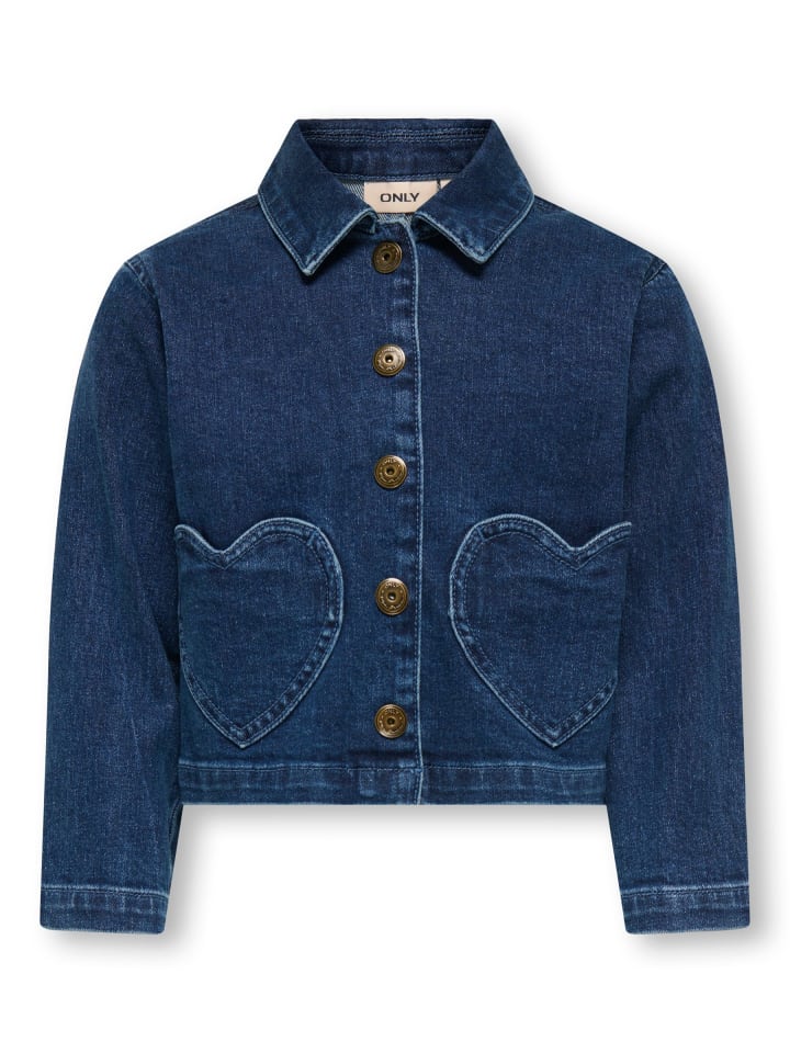 Jeansjacke in Dark Blue Denim