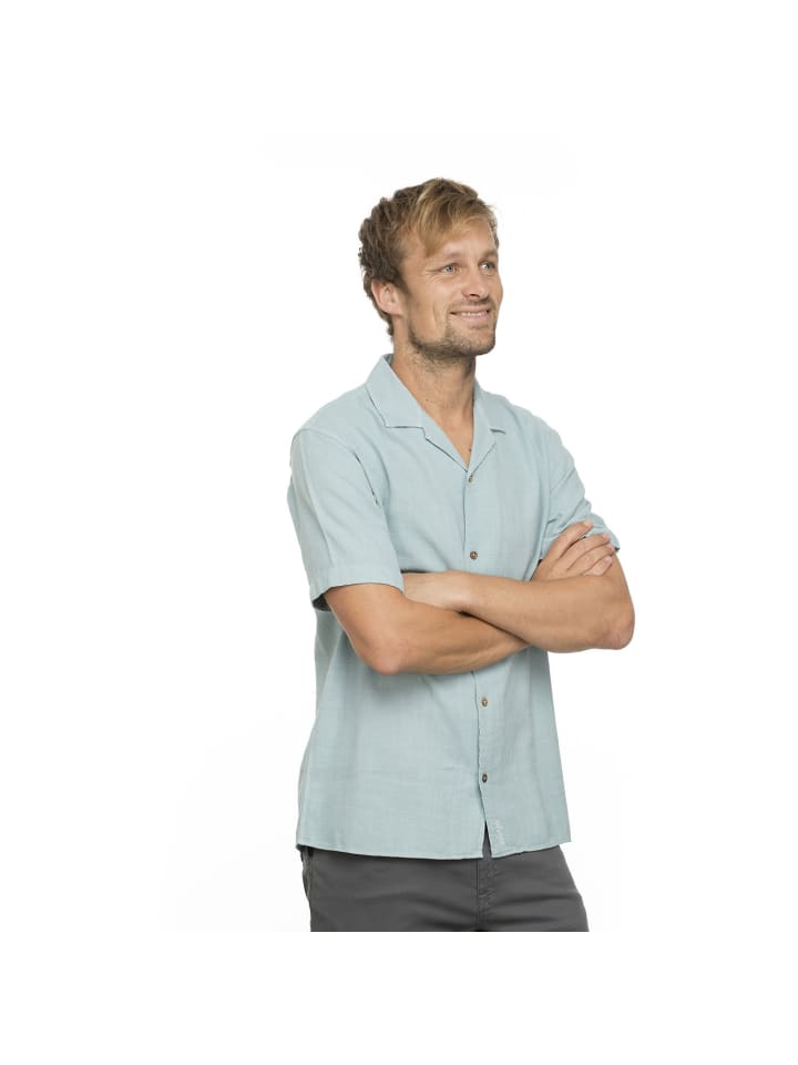 M LEMMY SHORT SLEEVE SHIRT in Blau