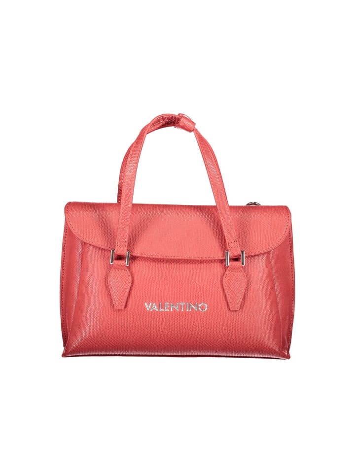 Rot Polyurethan Damen Tasche mit Griffe und Schulter Riemen