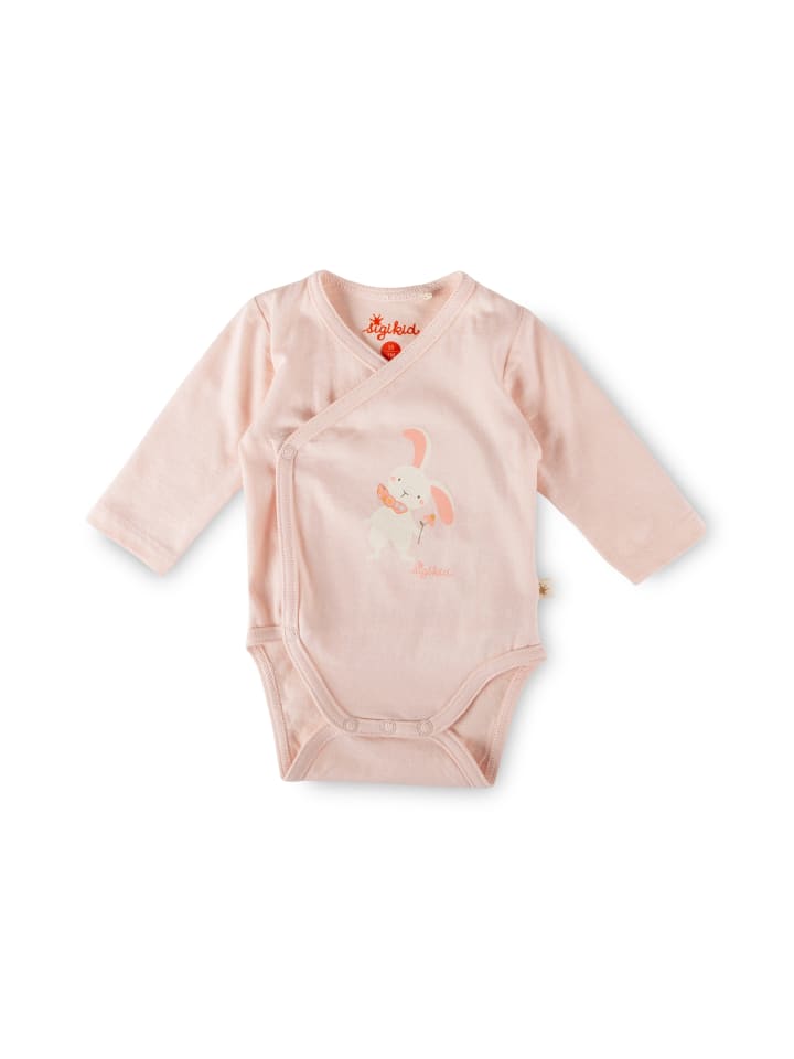 Body, langarm Classic Baby in rosa