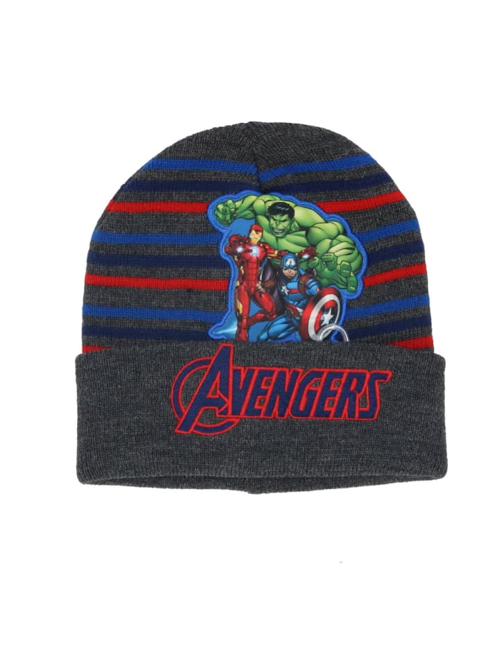 Coole Avengers Mütze – für kleine Superhelden One Size in grau