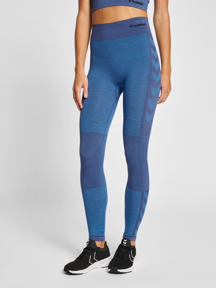 Leggings Hmlclea Multisport Damen in RIVIERA/INSIGNIA BLUE MELANGE