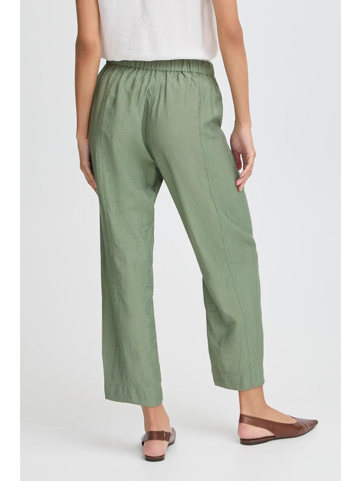 Casual Hose BYJOANNIE Regular fit in Sea Spray