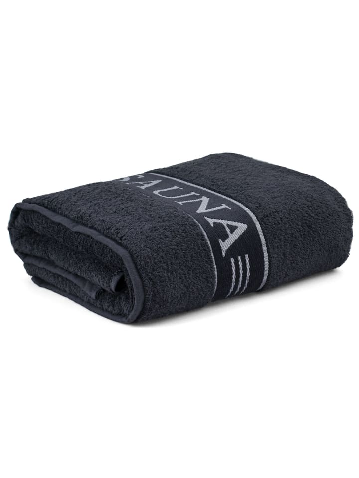 Möve for Frottana Saunatücher Sauna dark grey - 820 in dark grey - 820