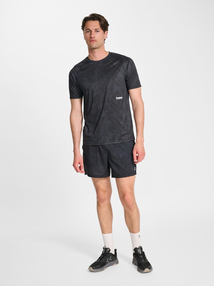 Kurze Hose Anzug Hmlpulse Herren in BLACK/EBONY