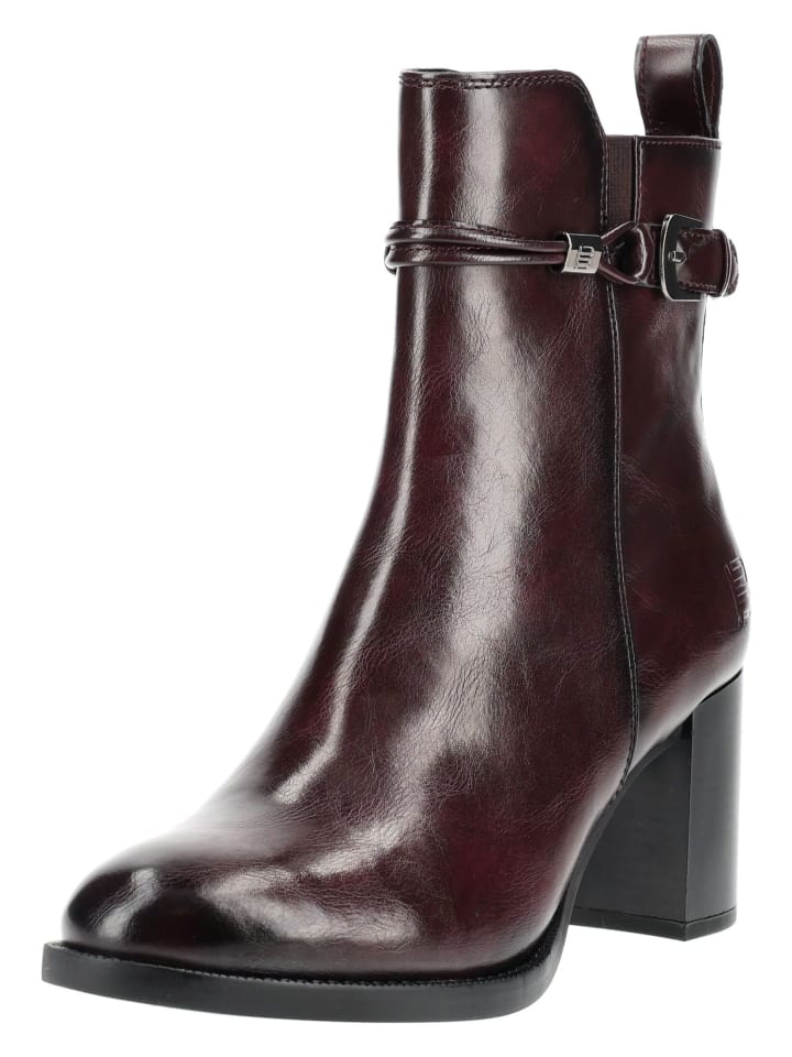 Stiefelette Bordeaux