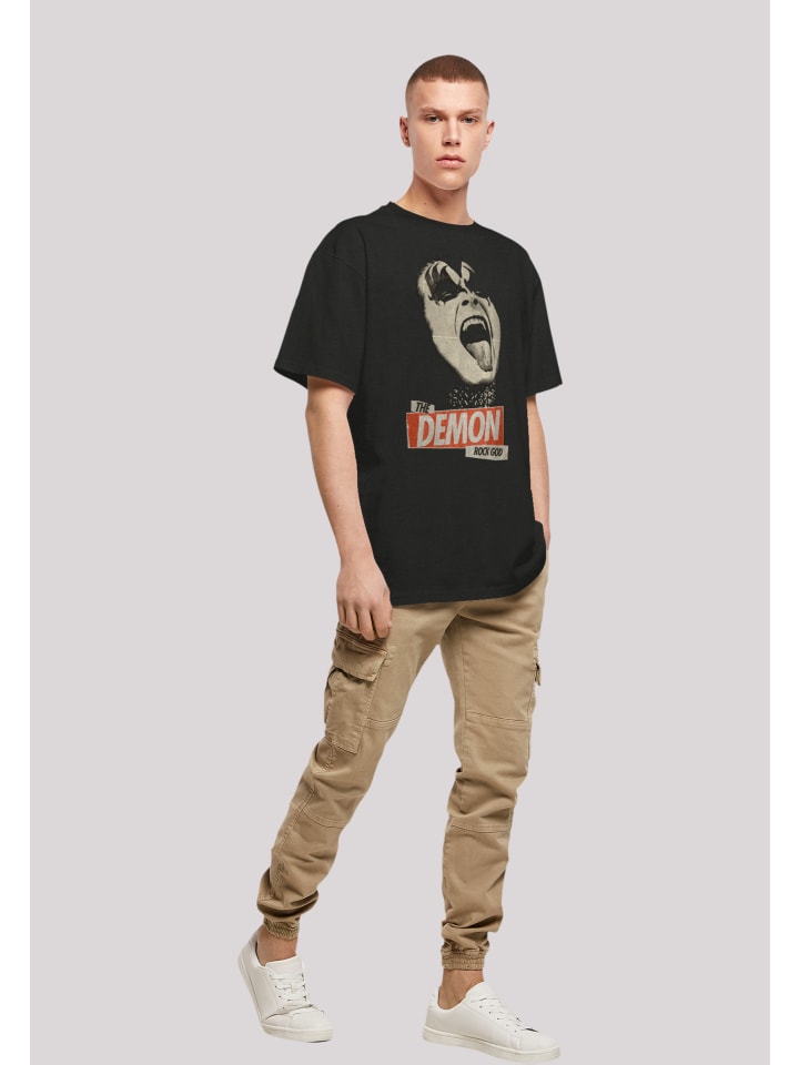 F4NT4STIC Oversize T-Shirt Kiss Hard Rock Band Demon in schwarz günstig  kaufen | limango