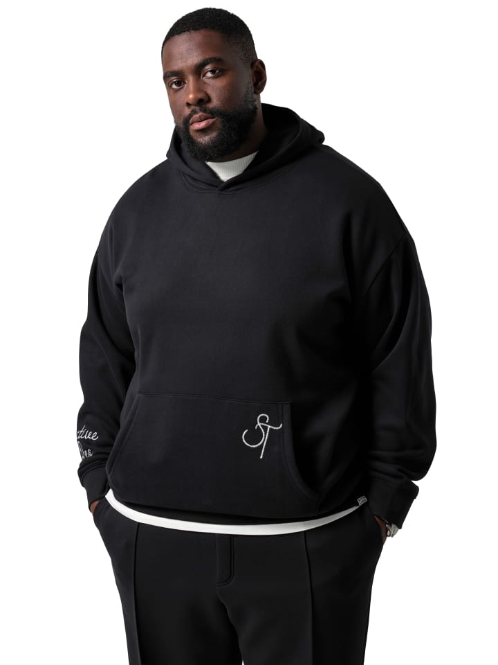 Sweatshirt in schwarz