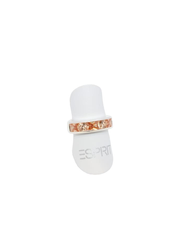Esprit Damenring in Silber und Champagne aus 925er Sterling-Silber