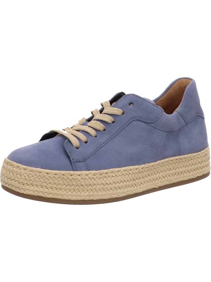 Schnürschuh in blau