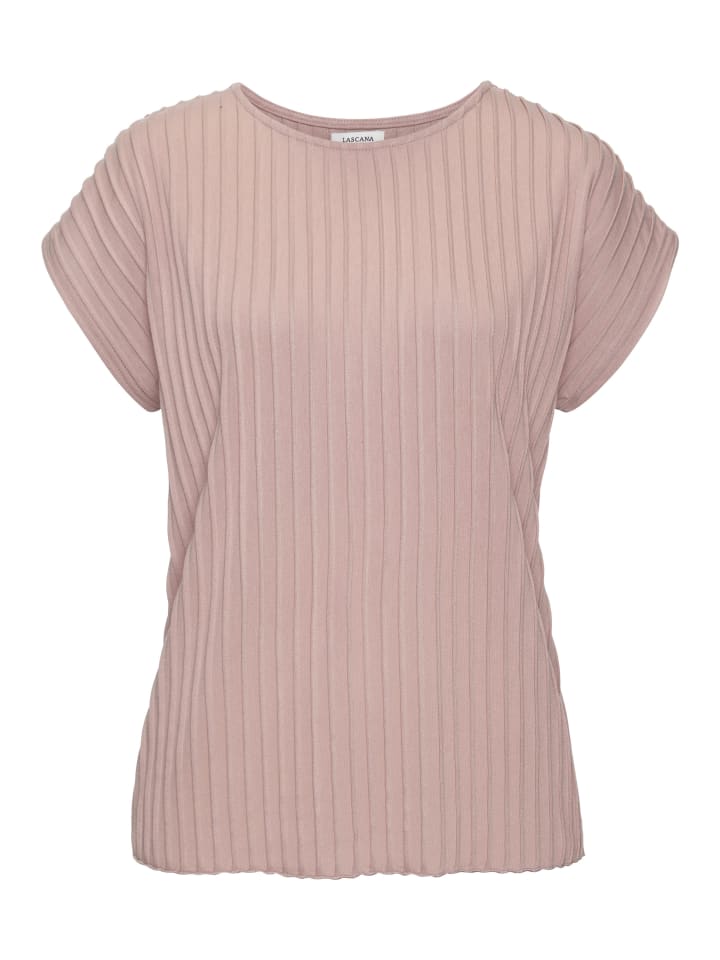 Kurzarmshirt in mauve