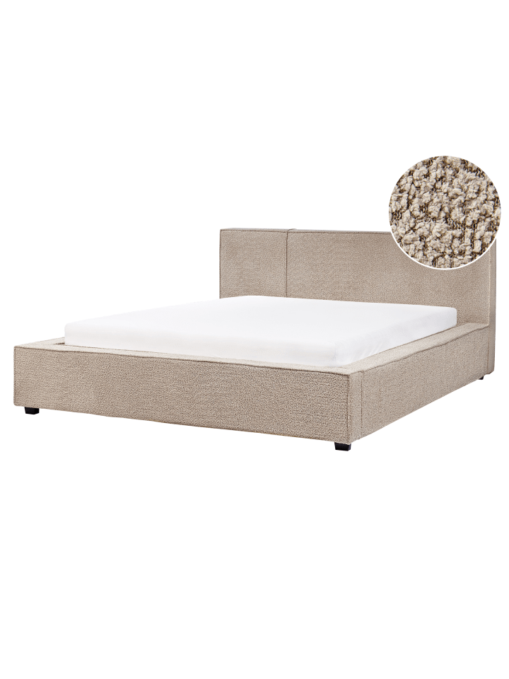 2-tlg Doppelbett MIRANDE in Beige