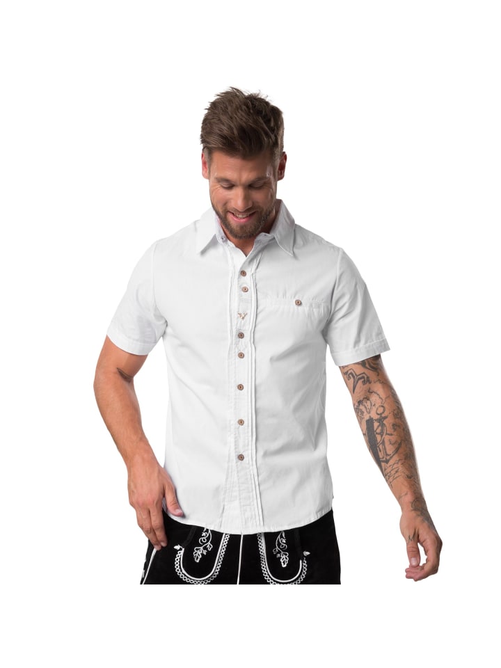 Trachtenhemd, Für viele Outfits und Anlässe, Knopfleiste mit Biesen