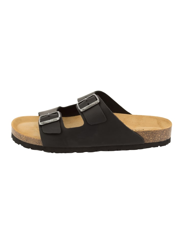 Pantoletten Comfort in Schwarz