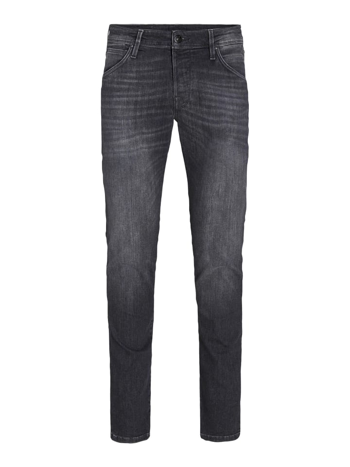 Slim Fit Jeans in Black Denim