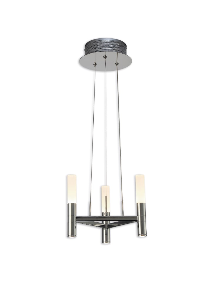 LED Pendelleuchte "CASTLE" in chrome - EEK F