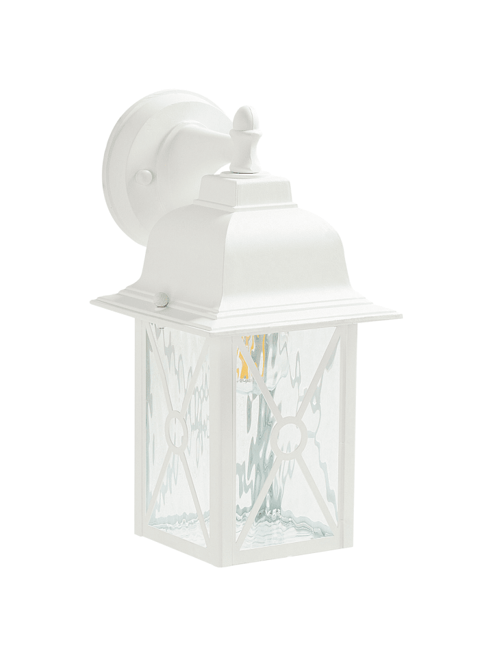 Wandleuchte für den Außenbereich FINDON in Weiß - (W) 16 x (H) 30 x (L) 16 cm