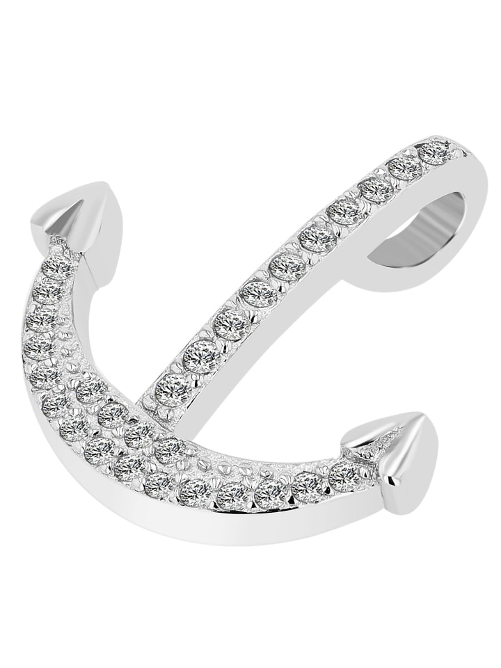 Damen Anhänger aus 925 Silber mit Zirkonia in silber